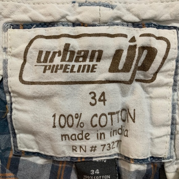 Urban Pipeline Plaid Shorts, Size 34 - Picture 3 of 3